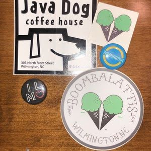 Wilmington, NC stickers and pins